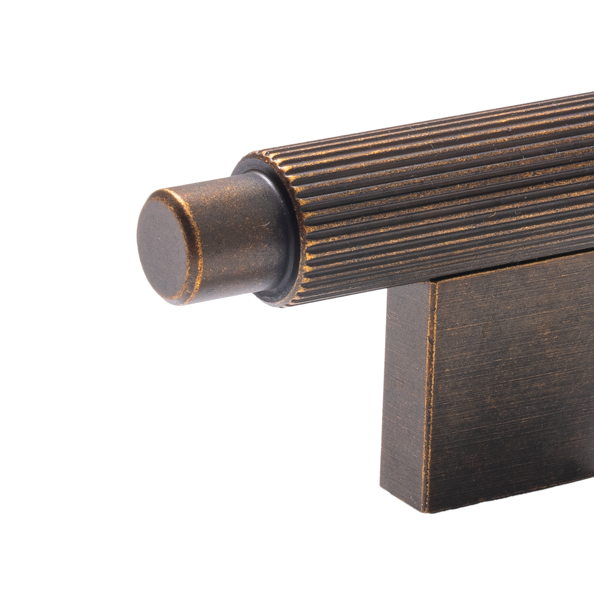 Momo Arpa T Knob 70mm in Antique Brass - view 3