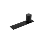 Momo Arpa Round Knob and Backplate 22mm in Brushed Black