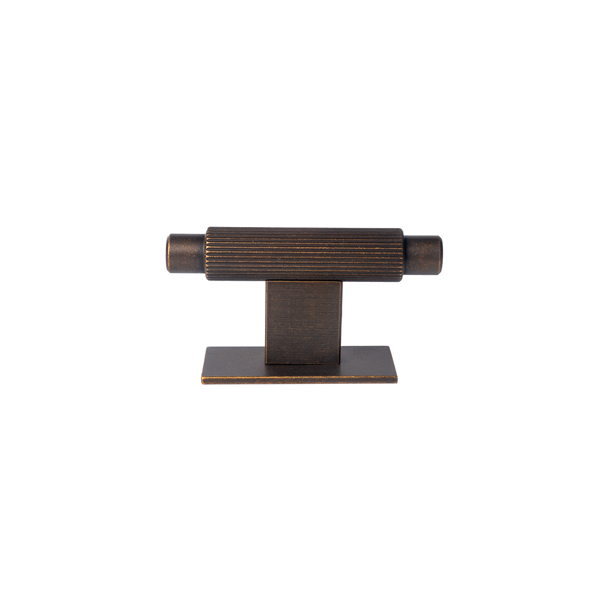 Momo Arpa T Knob and Backplate 70mm in Antique Brass - view 2