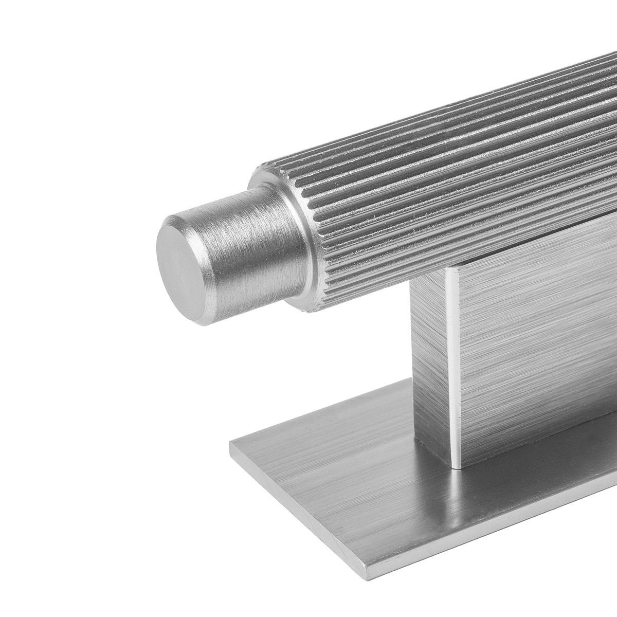 Momo Arpa T Knob and Backplate 70mm in Dull Brushed Nickel - view 3