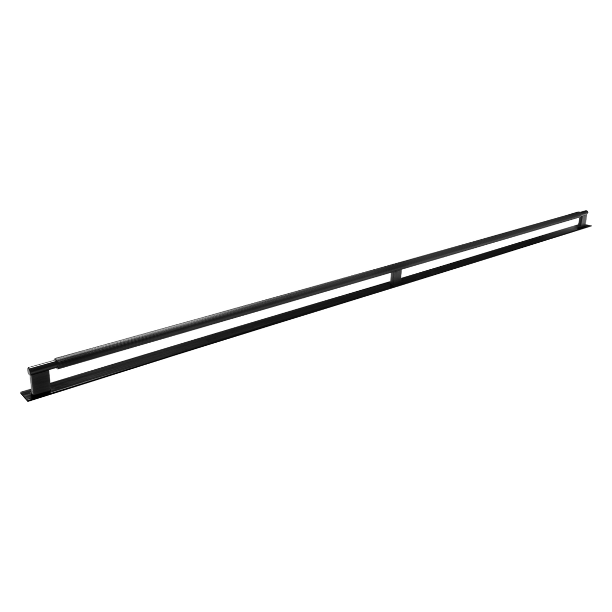 Momo Arpa D Handle and Backplate 1178mm in Brushed Black