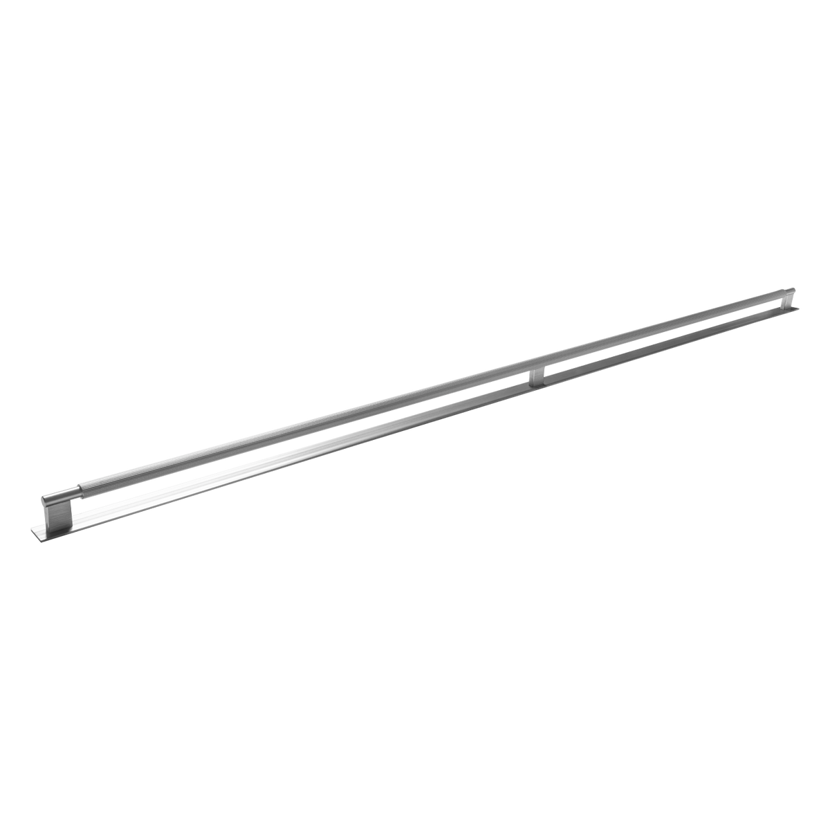 Momo Arpa D Handle and Backplate 1178mm in Dull Brushed Nickel