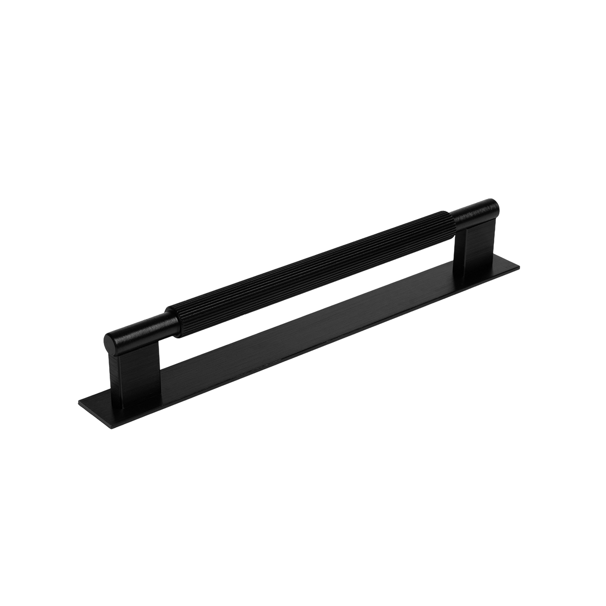 Momo Arpa D Handle and Backplate 192mm in Brushed Black