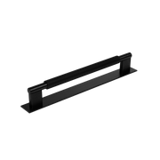 Momo Arpa D Handle and Backplate 192mm in Brushed Black