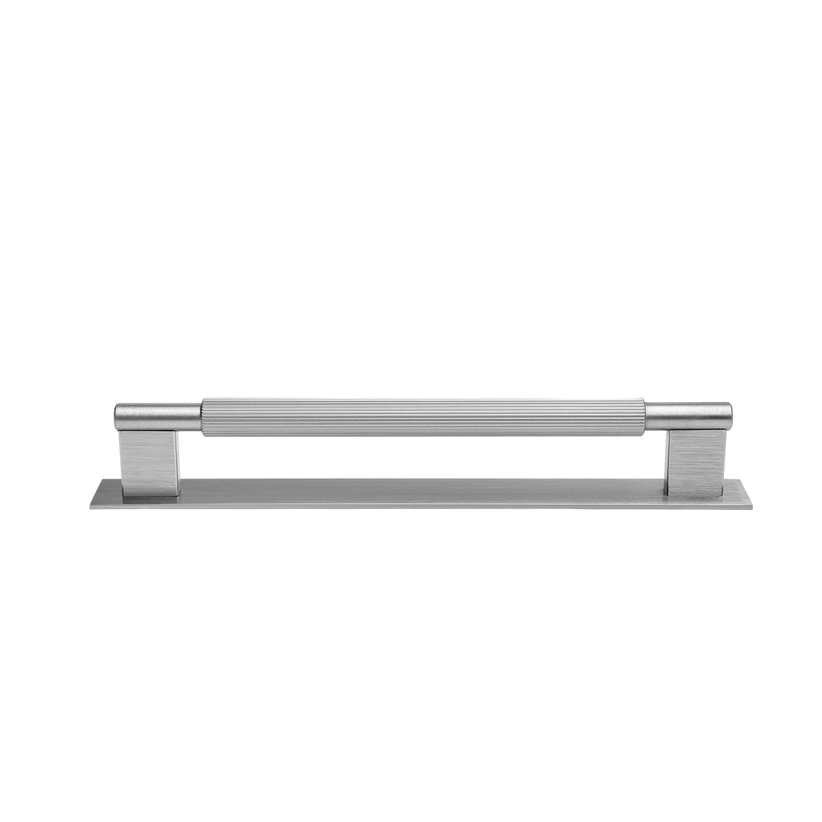 Momo Arpa D Handle and Backplate 192mm in Dull Brushed Nickel - view 2