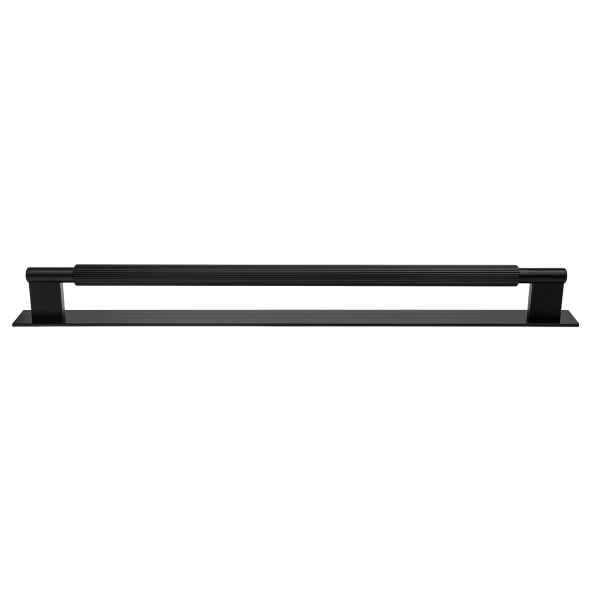 Momo Arpa D Handle and Backplate 320mm in Brushed Black - view 2