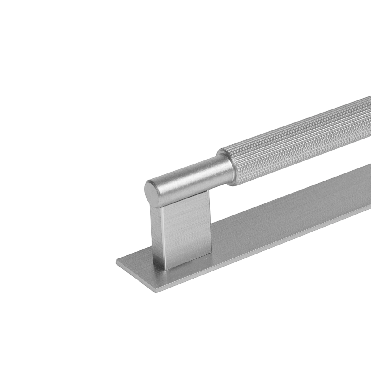 Momo Arpa D Handle and Backplate 1178mm in Dull Brushed Nickel - view 2