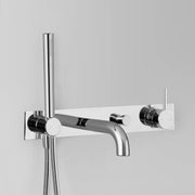 Astra Walker Wall Set with Hand Shower Diverter Mixer on Backplate