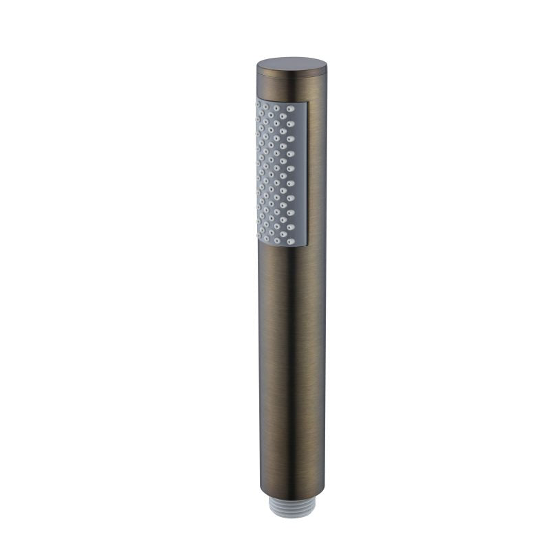 Modern National Round Microphone Hand Shower - Antique Brass
