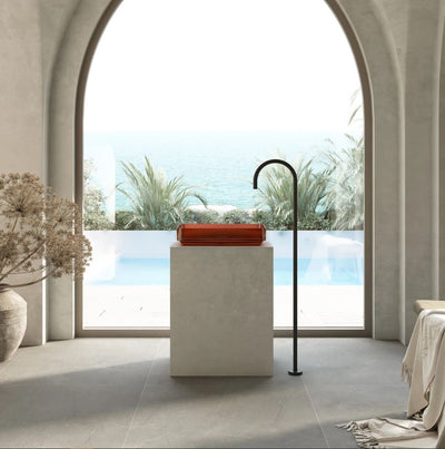 Cassa Design Wow Rectangular Translucency Resin Stone Basin