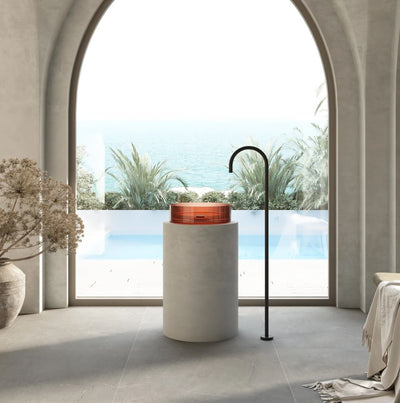 Cassa Design Wow Round Translucency Resin Stone Basin