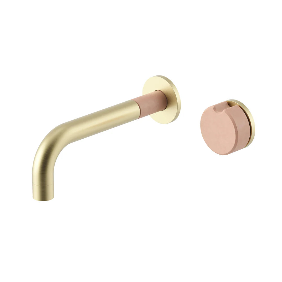 Meir X Nood Co Alchemy Series Progressive Wall Mixer Set Tiger Bronze X Blush