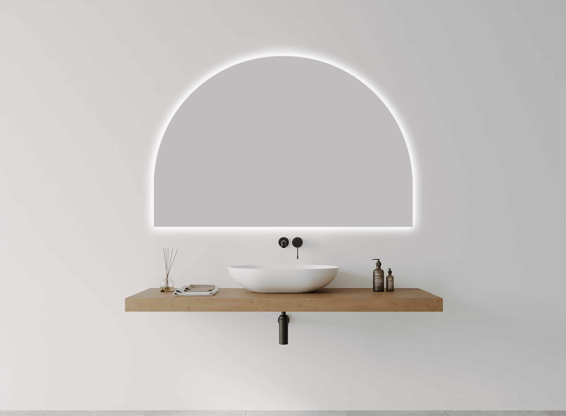 Remer A-Series Arched 1500 Led Mirror