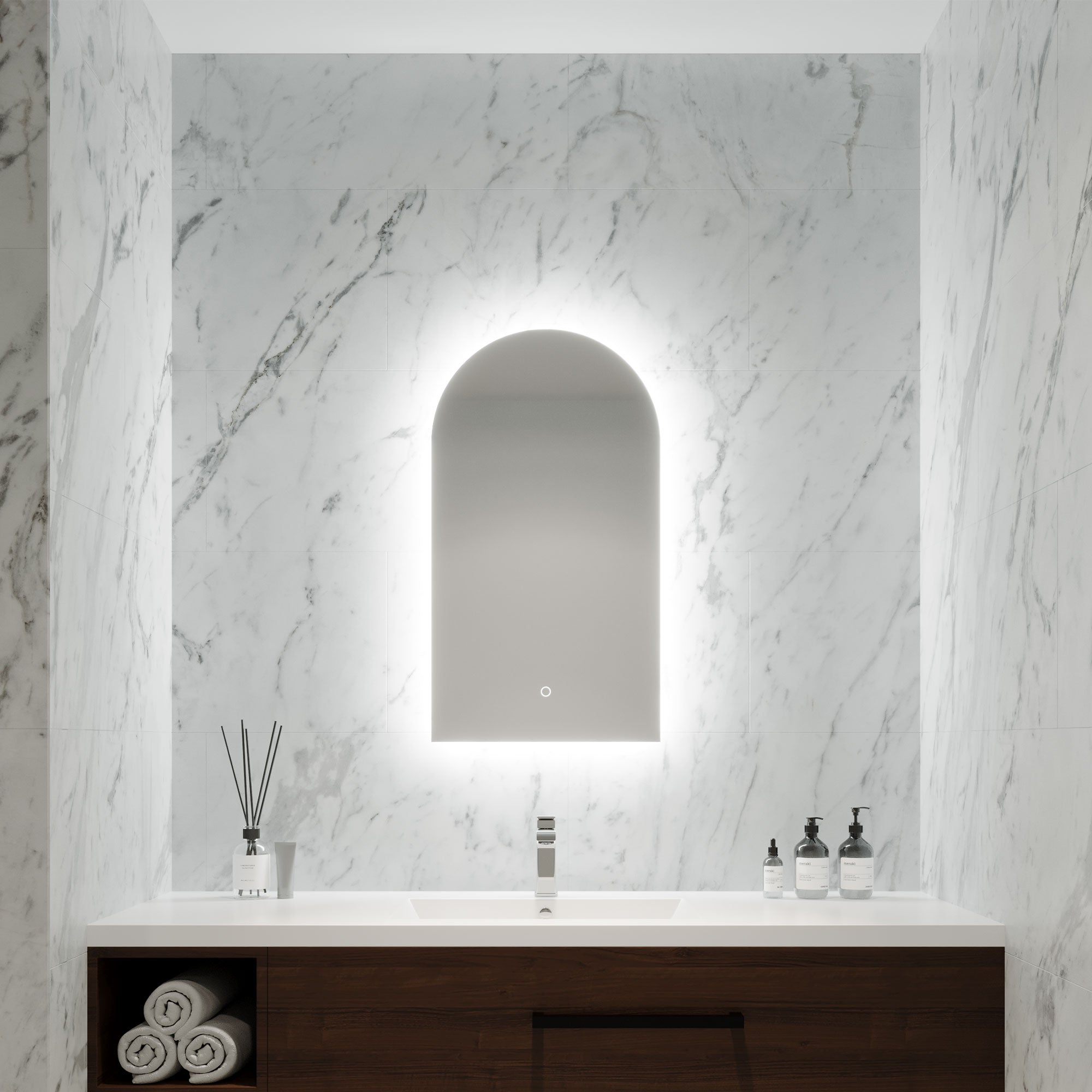 Remer A-Series Arched 500 Led Mirror