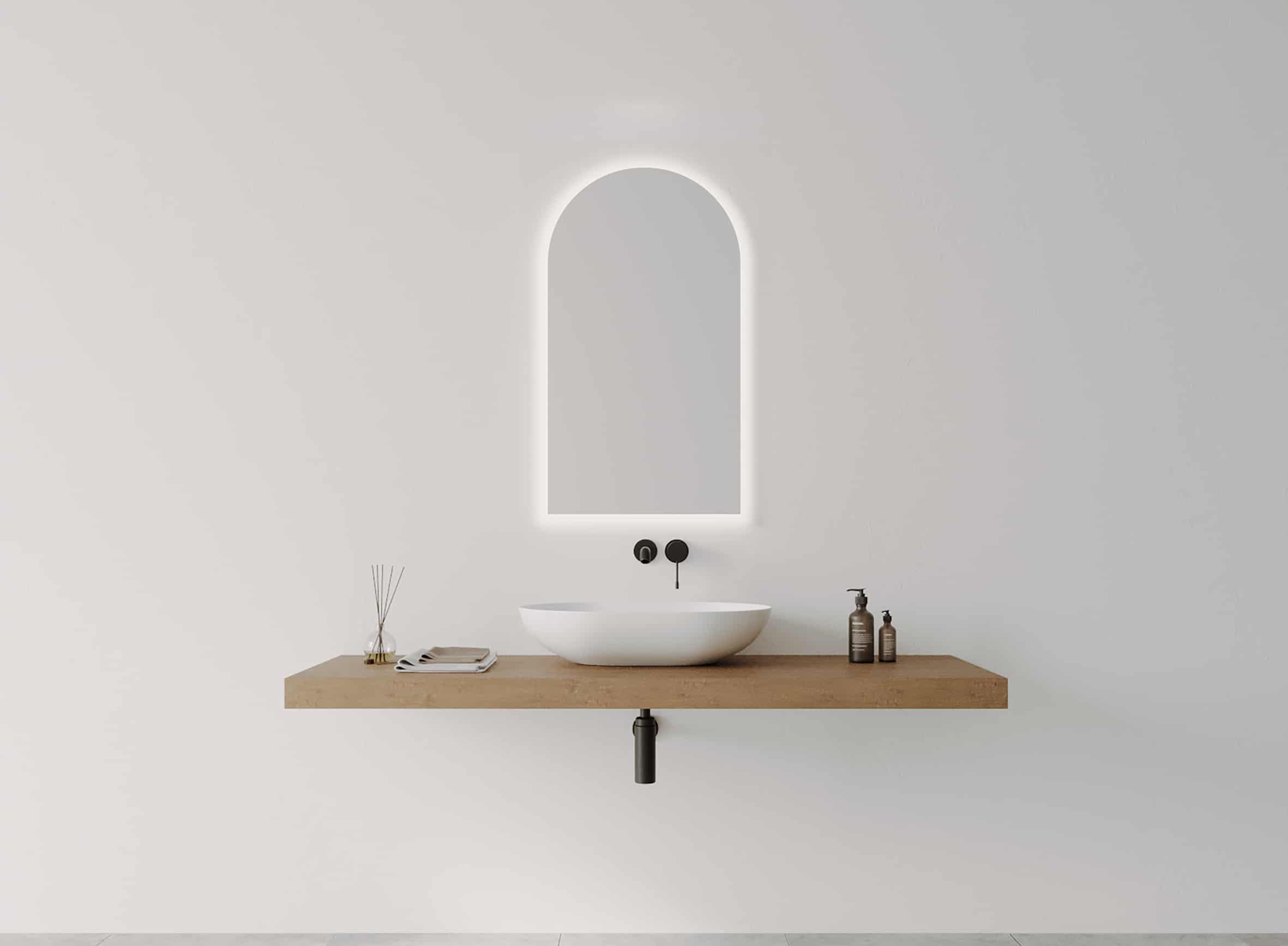 Remer A-Series Arched 500 Led Mirror