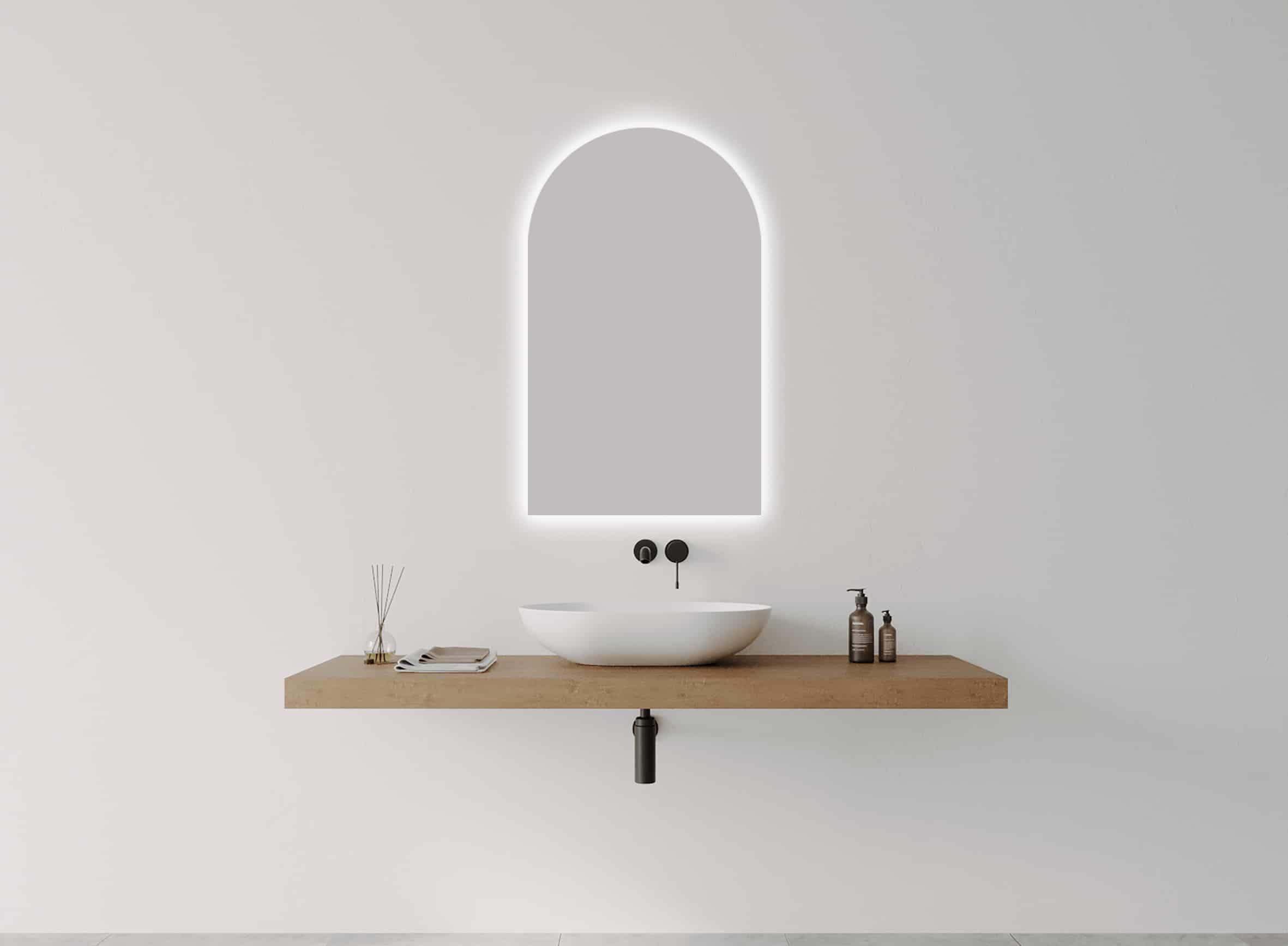 Remer A-Series Arched 600 Led Mirror