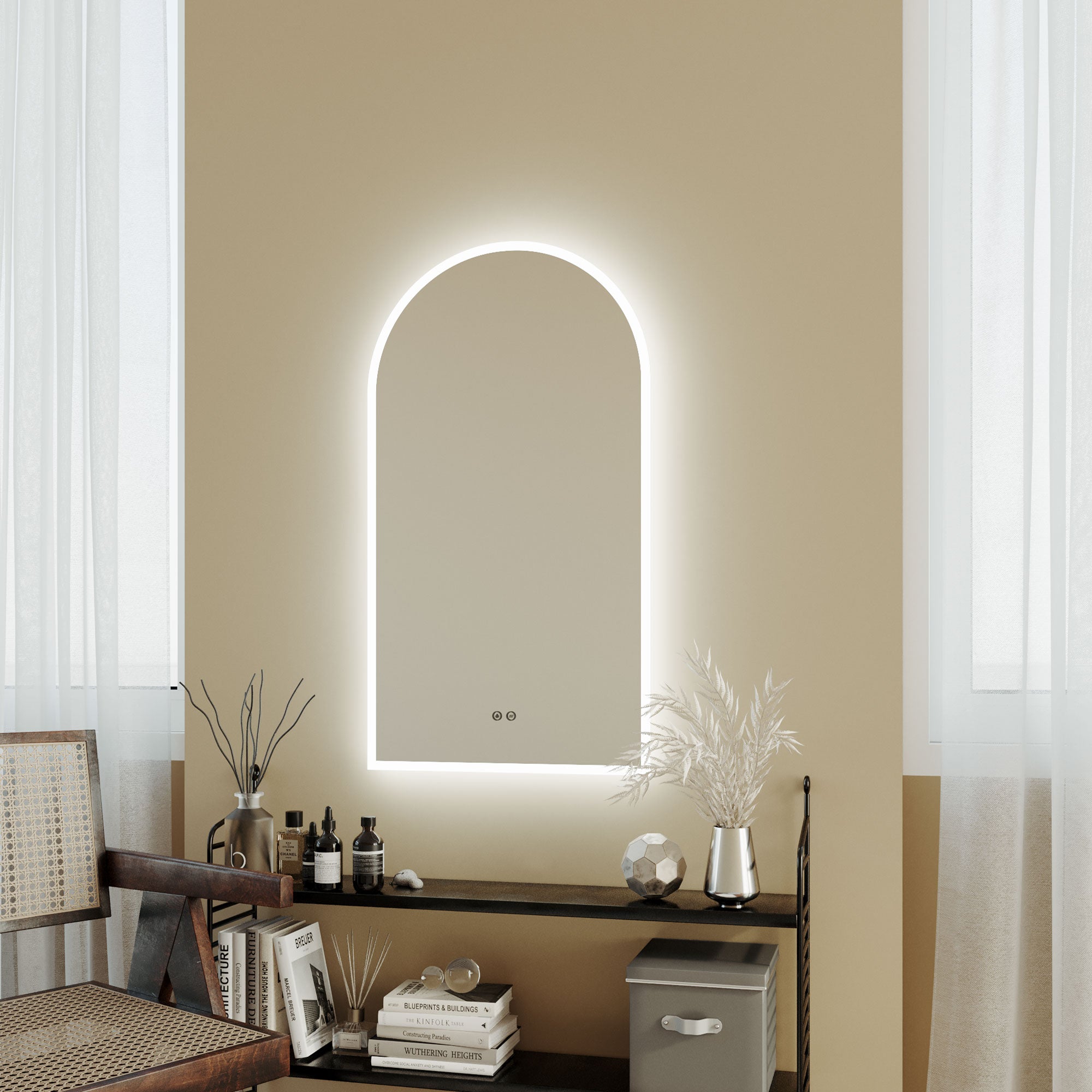 Remer Arch LED Mirror