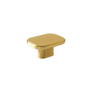 Momo Aspen Knob Solid Brass 40mm Brushed Satin Brass
