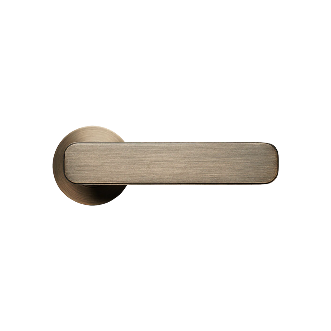 Momo Aspen Lever Handle Set Dark Brushed Brass