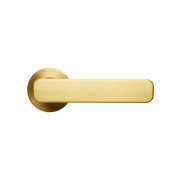 Momo Aspen Lever Handle Set Brushed Satin Brass