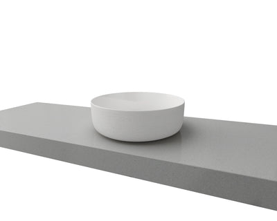 Timberline Allure Raked Gloss White Basin