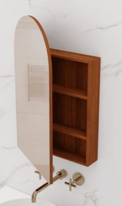 Fifth Avenue Arka Shaving Cabinet- Walnut