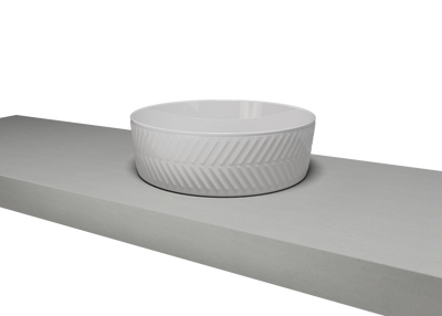 Timberline Allure Arrow Matte White Basin