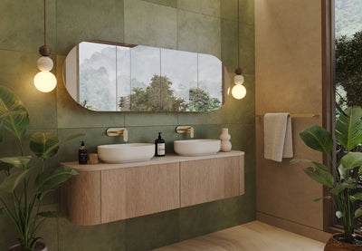 Fienza Lena Wall Hung Double Curve Vanity