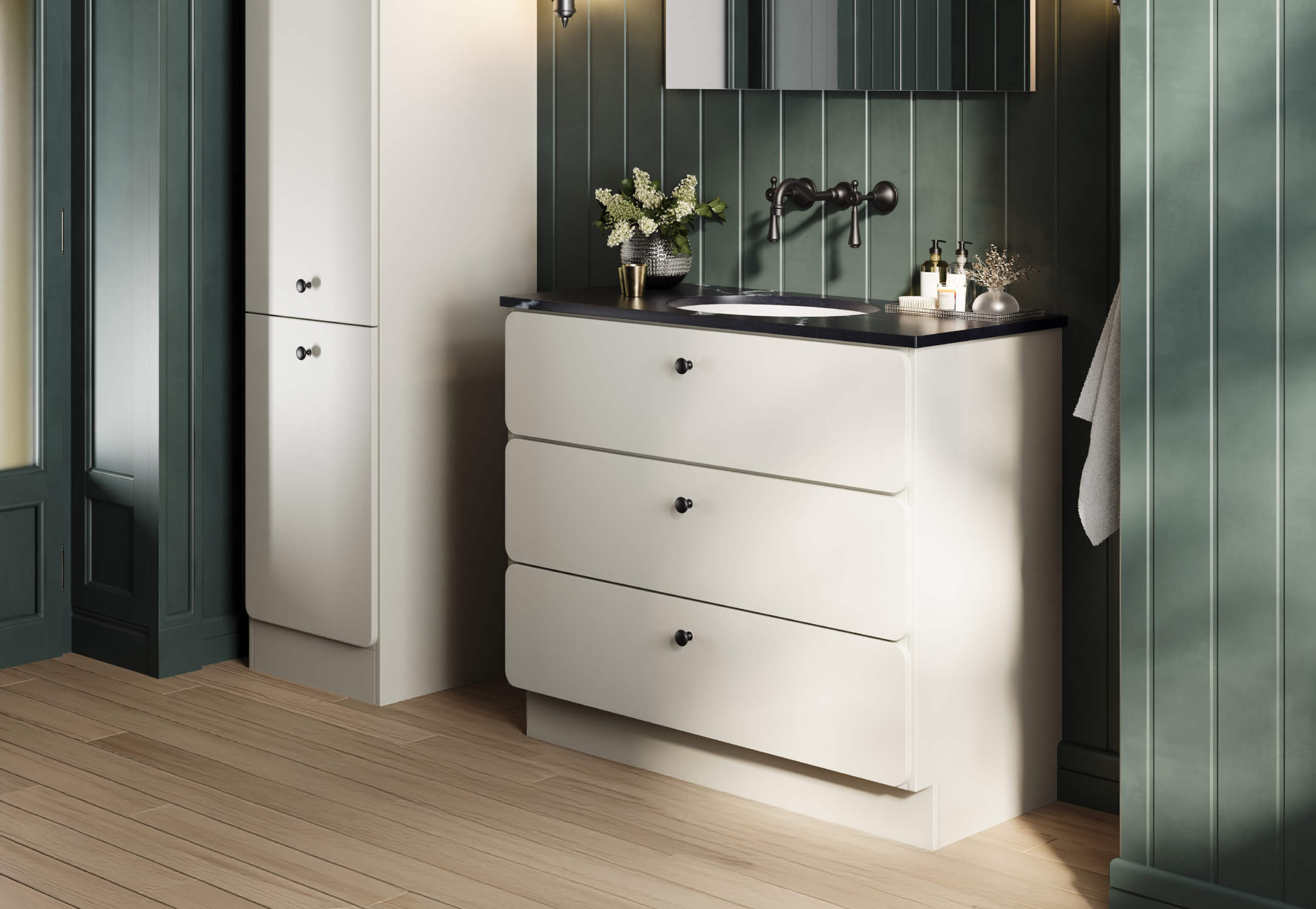 Fienza Tansy Floor Mounted Vanity