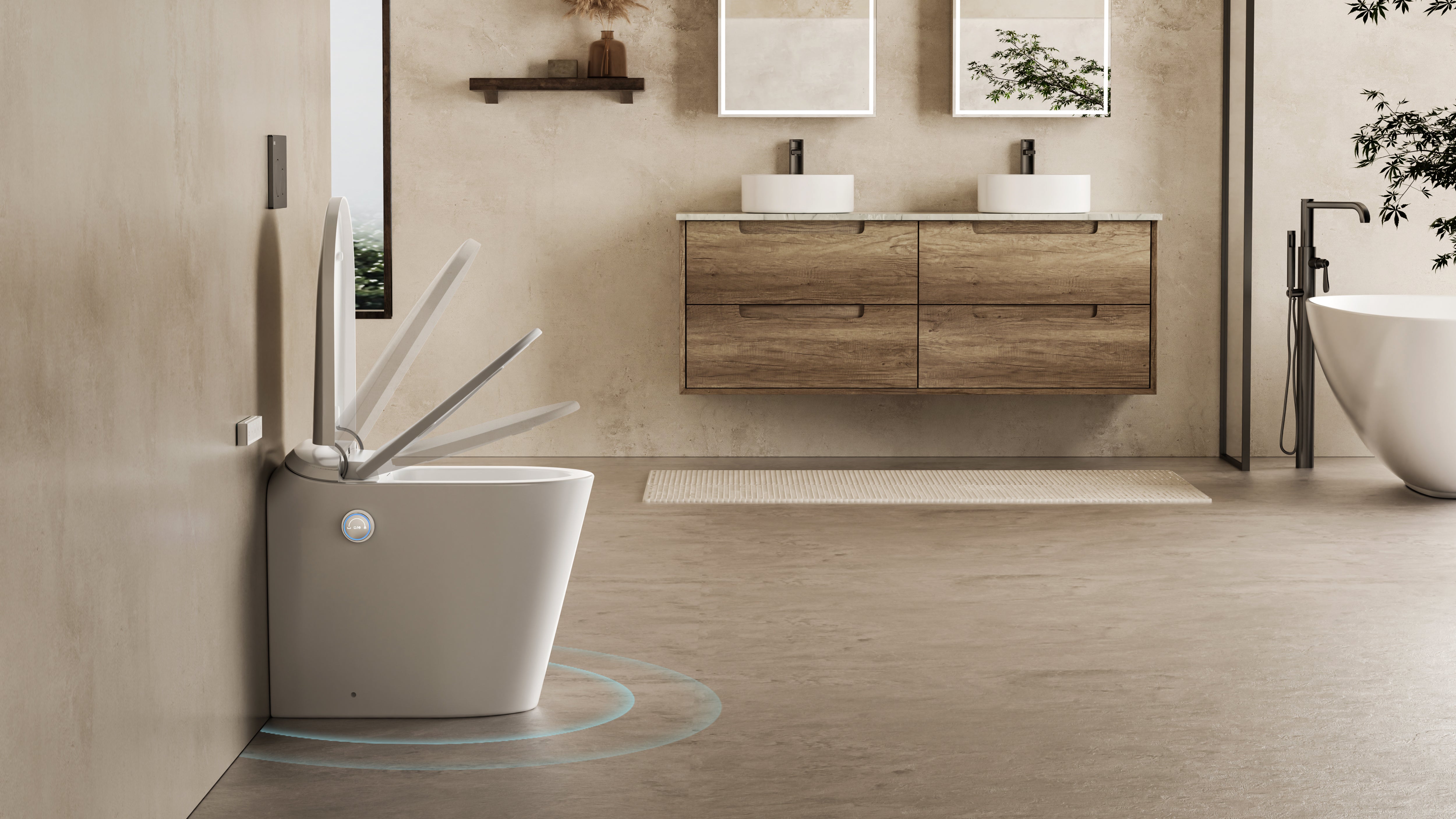 Lafeme Autolux Wall Faced Intelligent Toilet