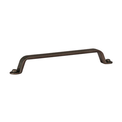 Momo Button D Handle 160mm in Antique Brass