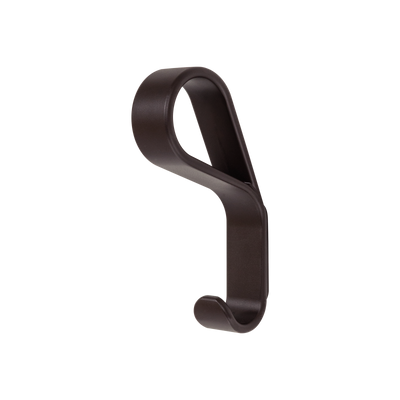 Momo Belt Wall Hook 65mm in Mocca Brown