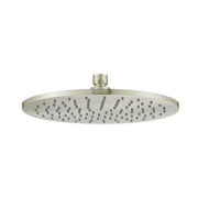 Modern National Brass Round Shower Head 250mm - Brushed Nickel