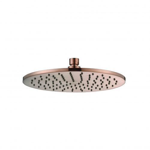 Modern National Brass Round Shower Head 250mm - Champagne