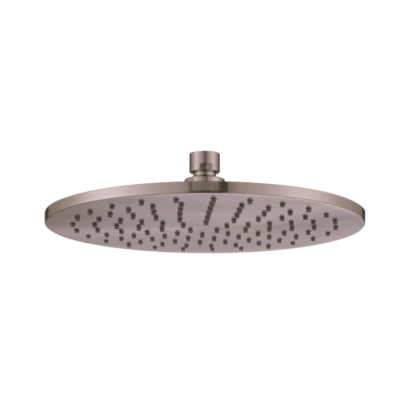 Modern National Brass Round Shower Head 250mm - Dusk
