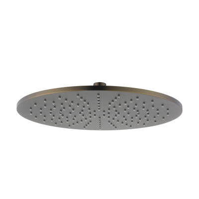 Modern National Brass Round Shower Head 300mm - Antique Brass