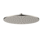 Modern National Brass Round Shower Head 300mm - Brushed Nickel