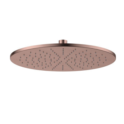 Modern National Brass Round Shower Head 300mm - Champagne