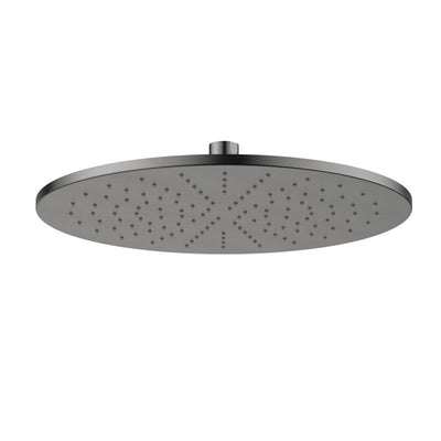 Modern National Brass Round Shower Head 300mm - Gunmetal