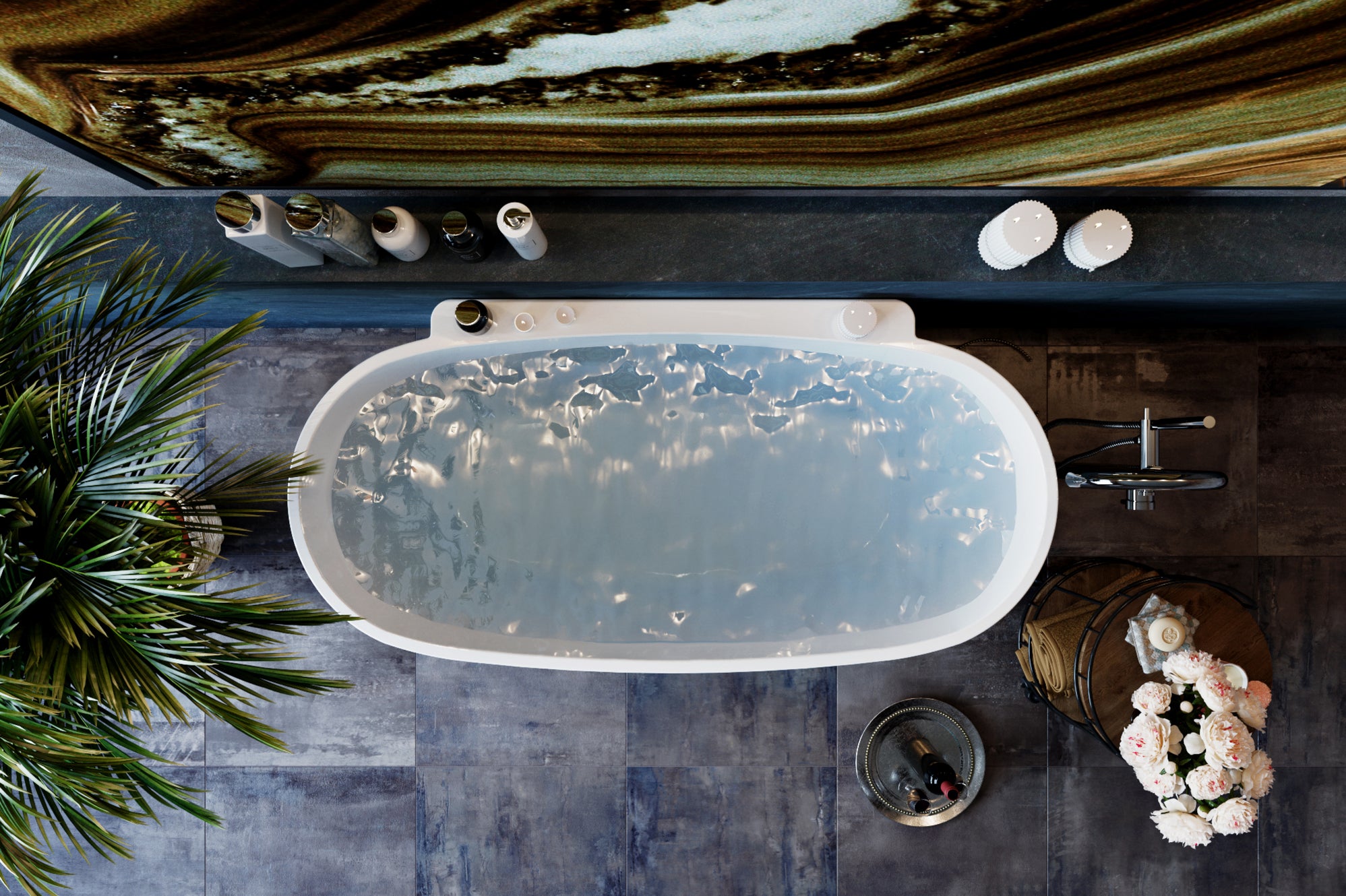 Belbagno Palermo Bath 1750mm — Designer Bathware