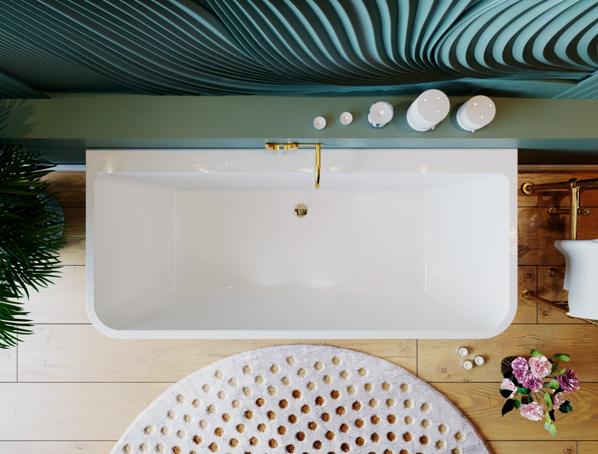 Belbagno Alto Bath 1700mm
