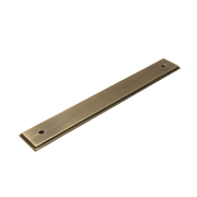 Momo Barrington Bar Handle Backplate 160mm in Dark Brushed Brass