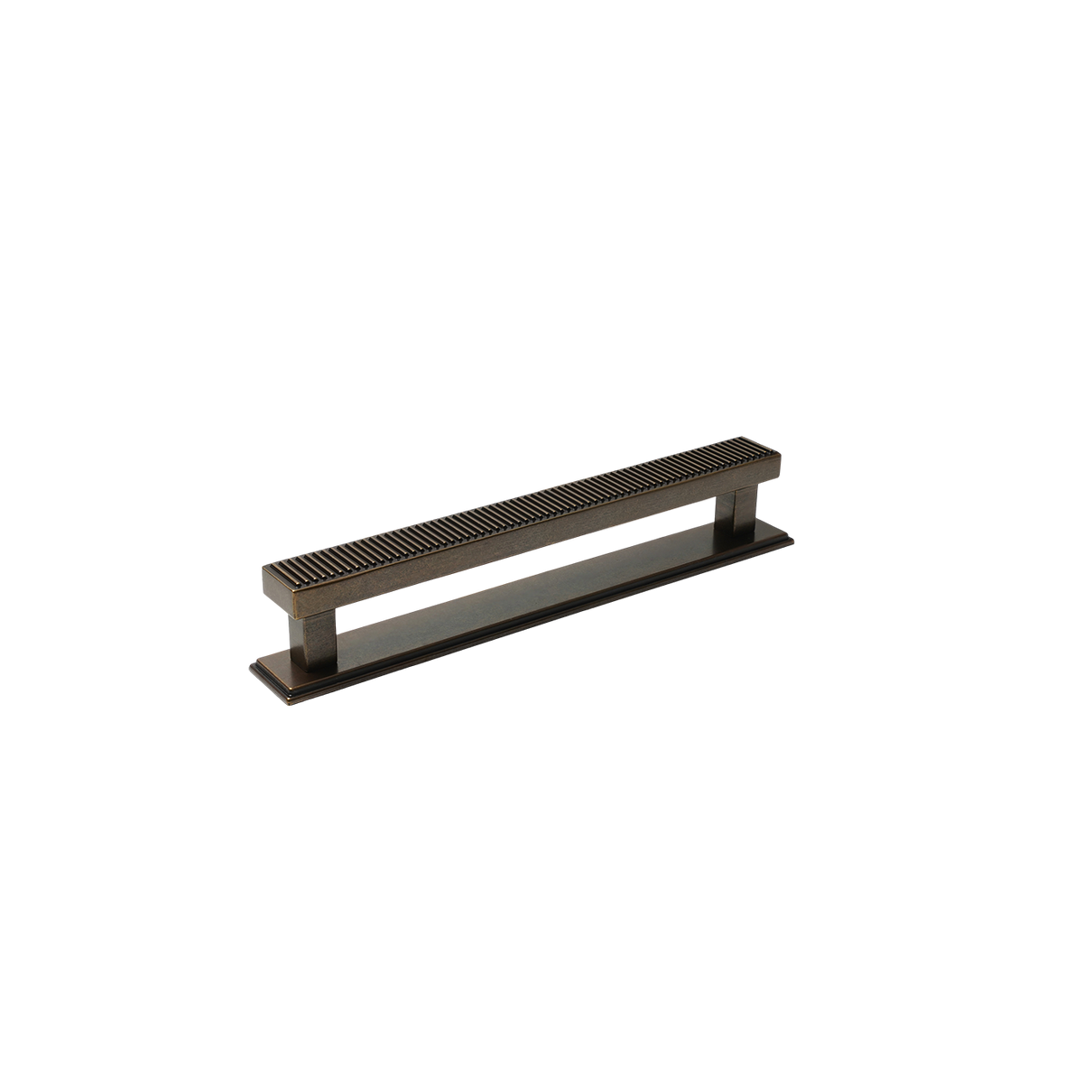 Momo Barrington Bar Handle Backplate 160mm in Dark Brushed Brass - view 2