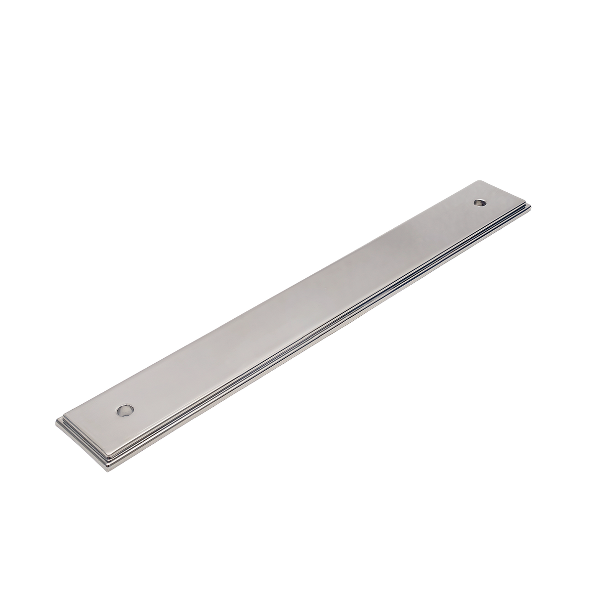 Momo Barrington Bar Handle Backplate 160mm in Polished Nickel