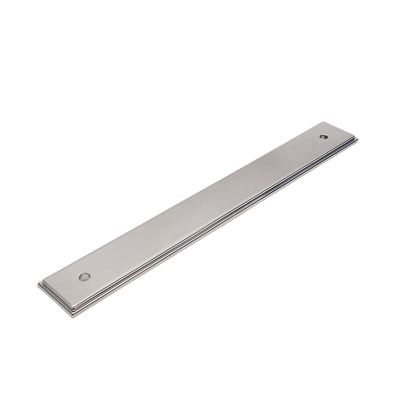 Momo Barrington Bar Handle Backplate 160mm in Polished Nickel