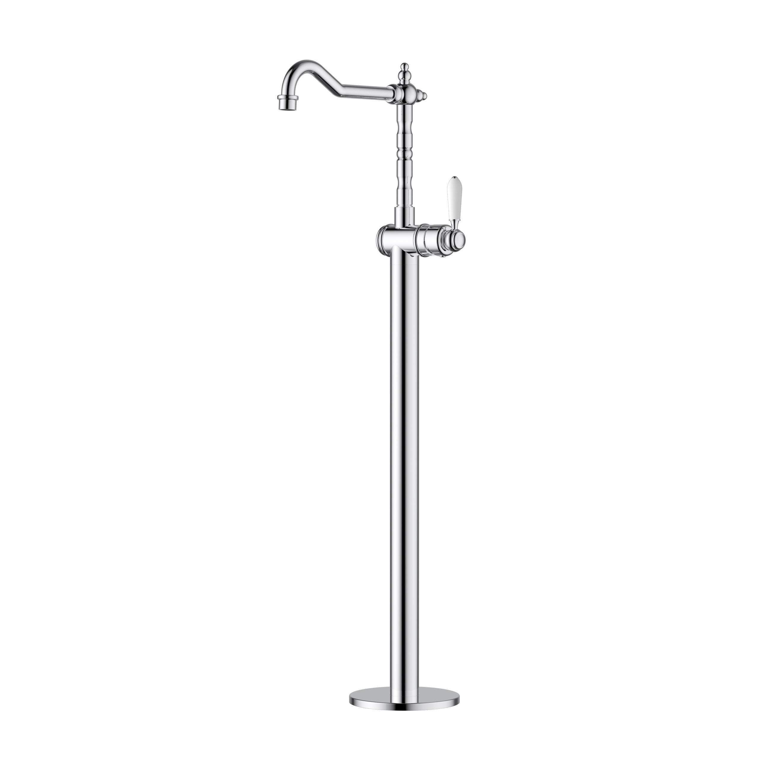 Modern National Bordeaux Freestanding Bath Mixer