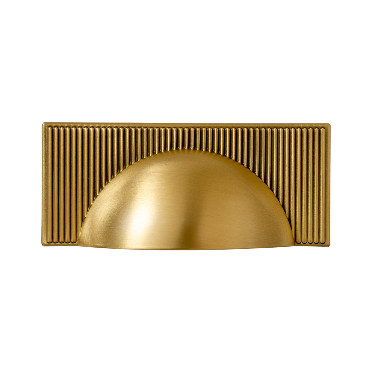 Momo Barrington Cup Pull 64mm in Matt Brass