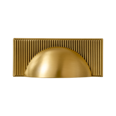 Momo Barrington Cup Pull 64mm in Matt Brass