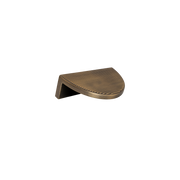 Momo Barrington Eclipse Ribbed Pull Handle 64mm in Dark Brushed Brass