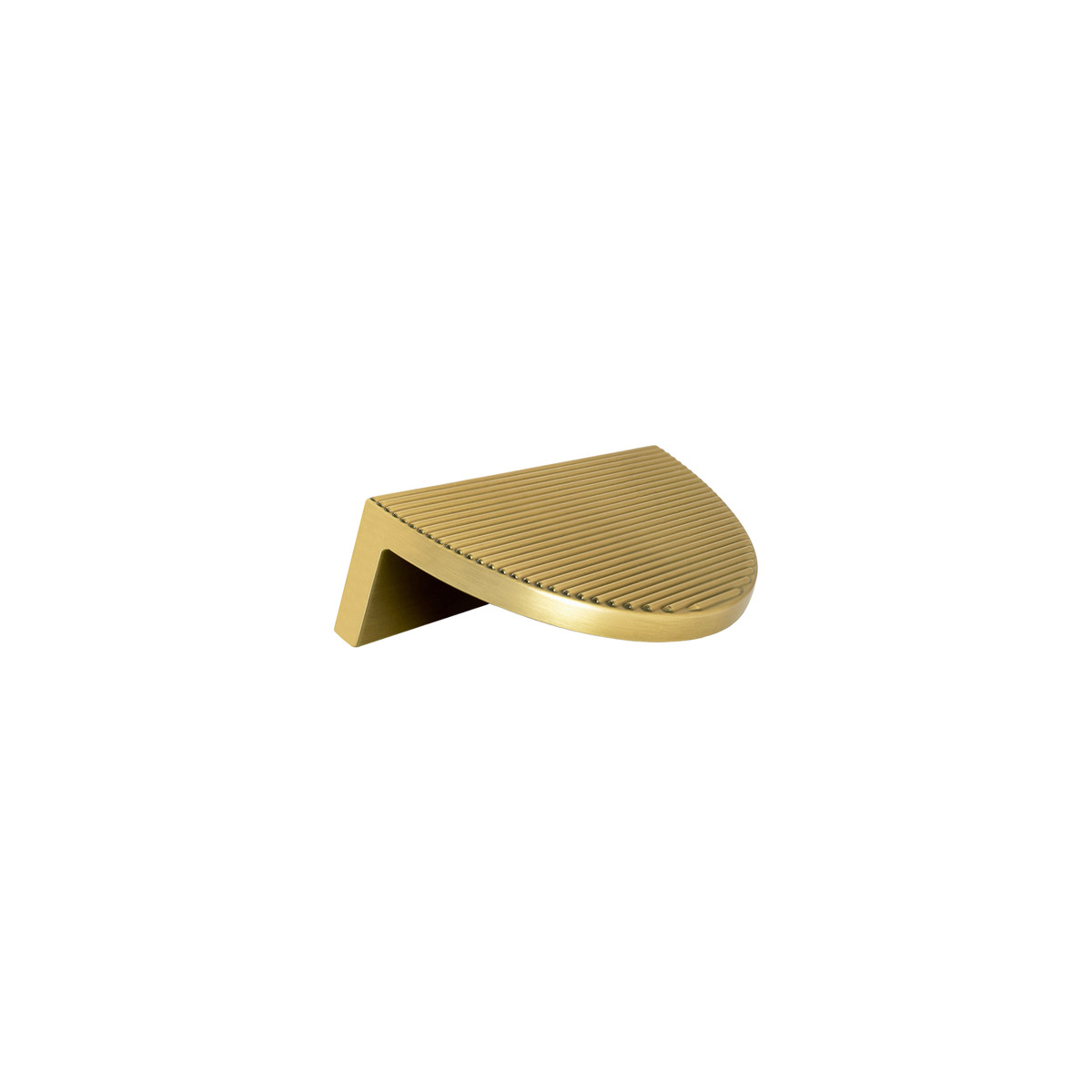 Momo Barrington Eclipse Ribbed Pull Handle 64mm in Matt Brass
